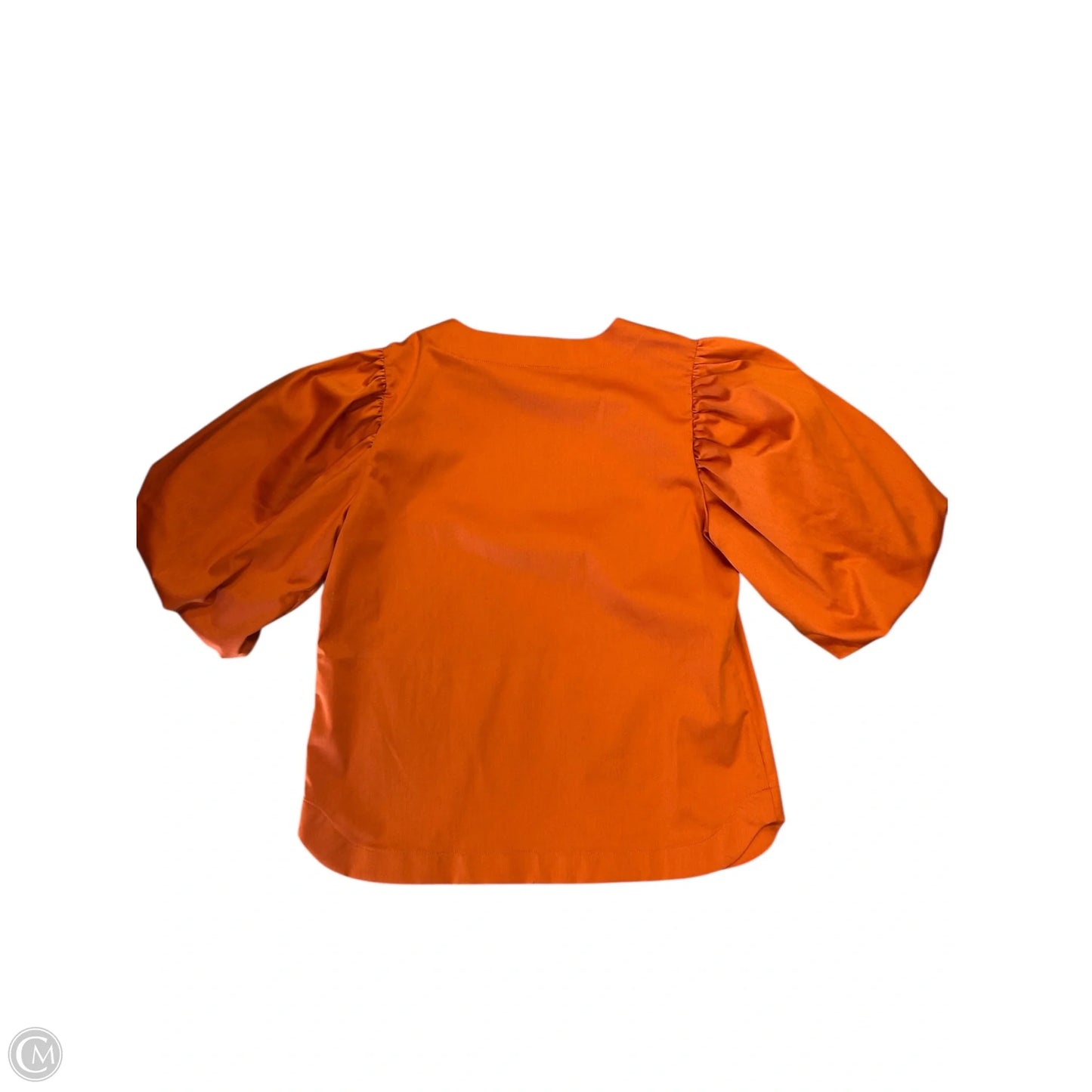 Top Short Sleeve By Chicos In Orange, Size: S