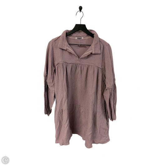 Dress Casual Short By Cme In Purple, Size: M