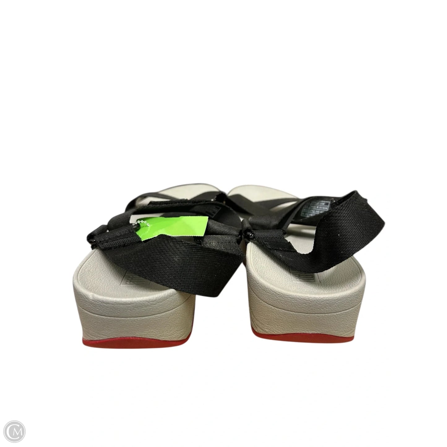 Sandals Flats By Fitflop In Black, Size: 8