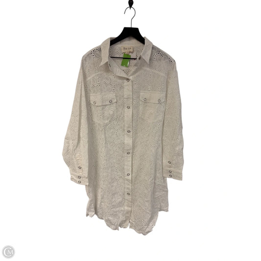 Dress Casual Midi By Oli & Hali In White, Size: M