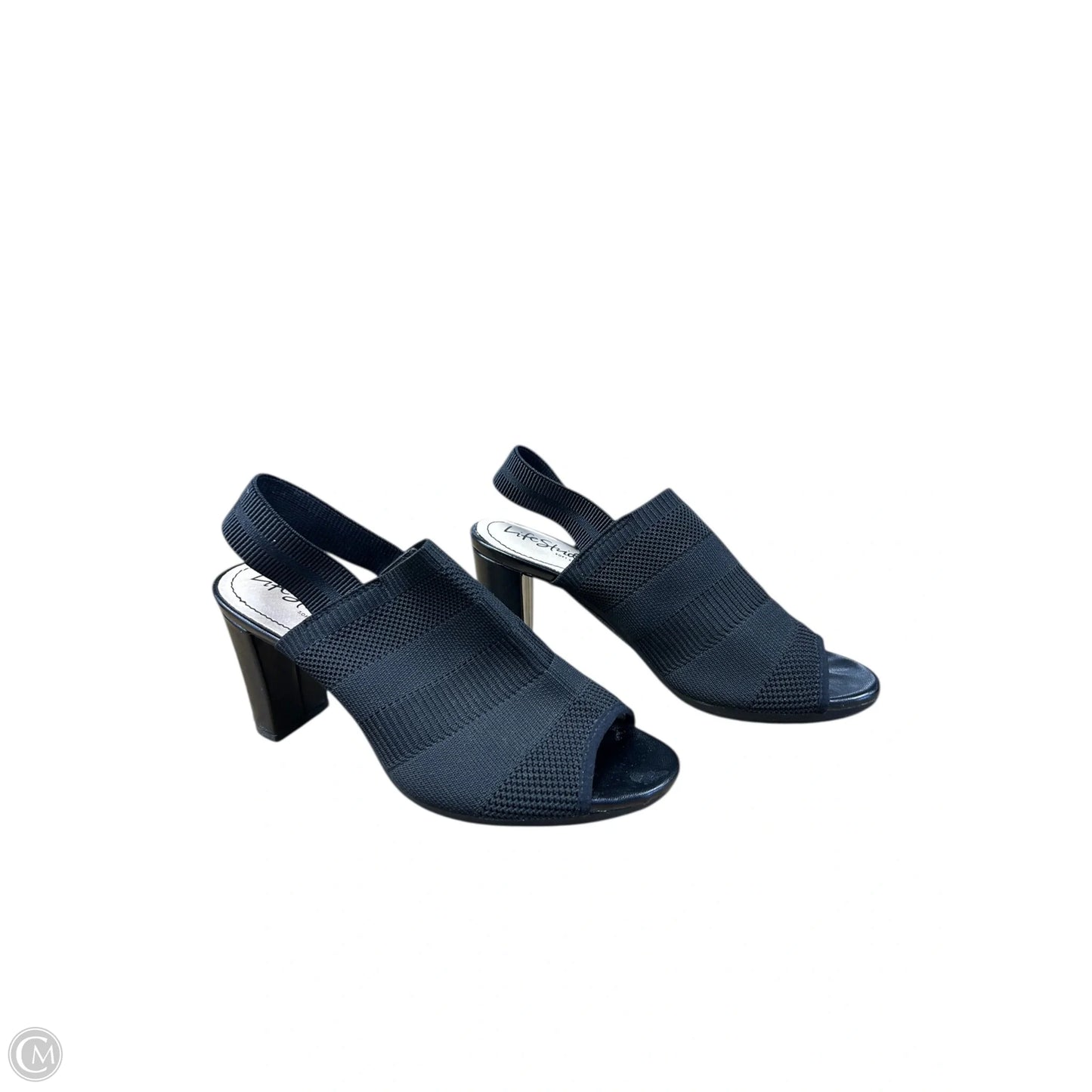 Sandals Heels Block By Alegria In Black, Size: 6