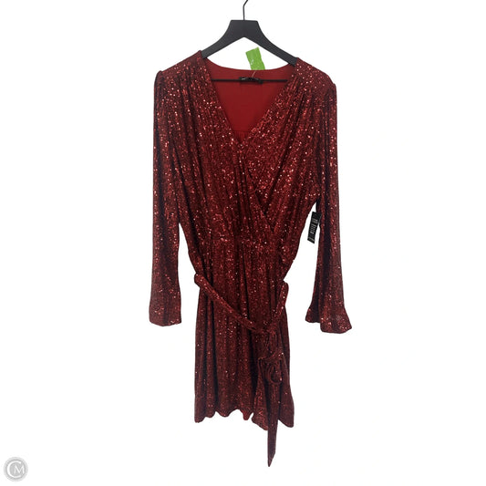 Dress Party Short By Boston Proper In Maroon, Size: Xl