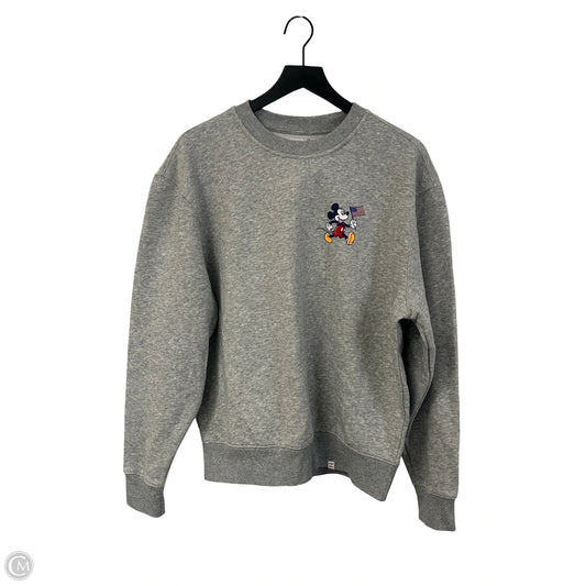 Sweatshirt Crewneck By Old Navy In Grey, Size: M