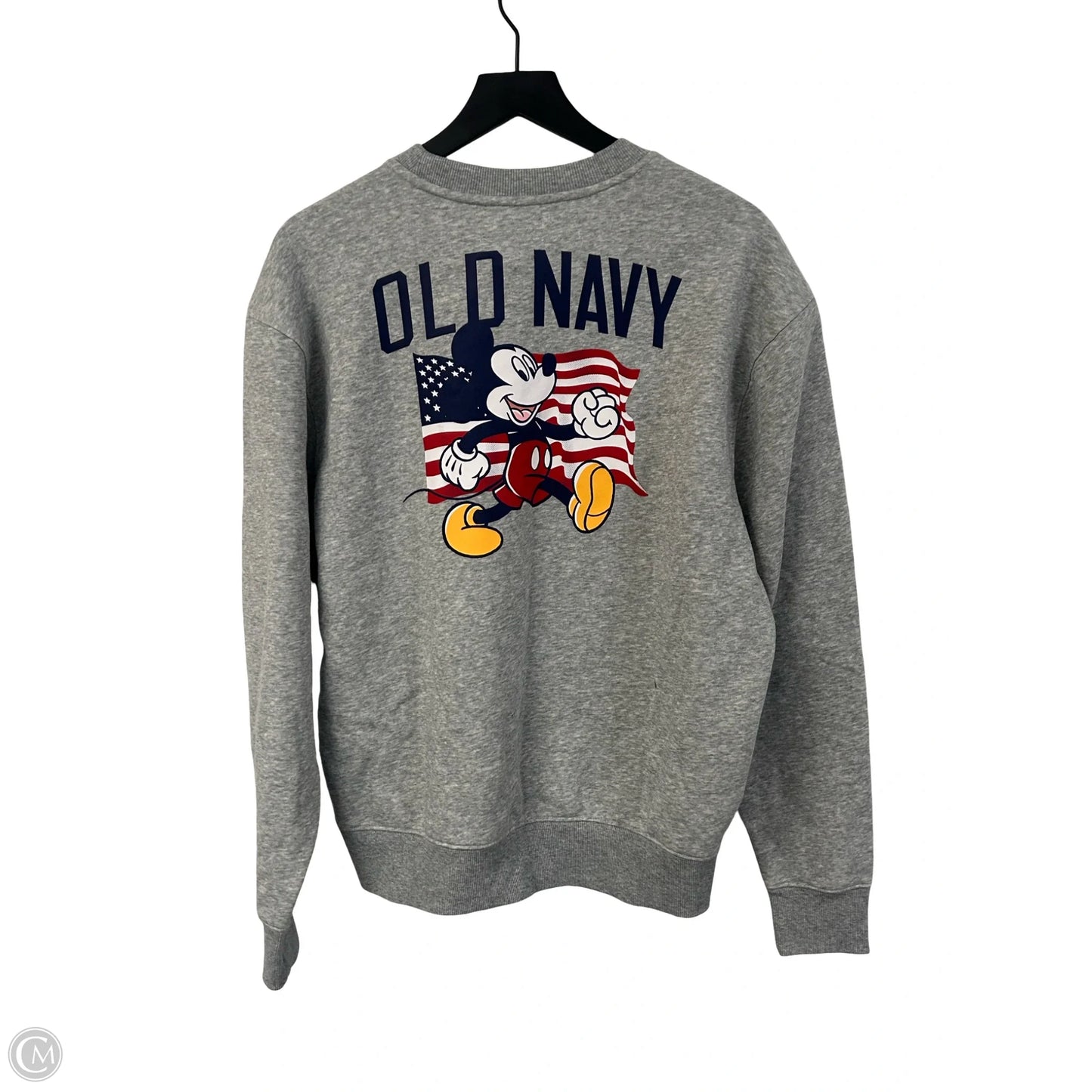 Sweatshirt Crewneck By Old Navy In Grey, Size: M