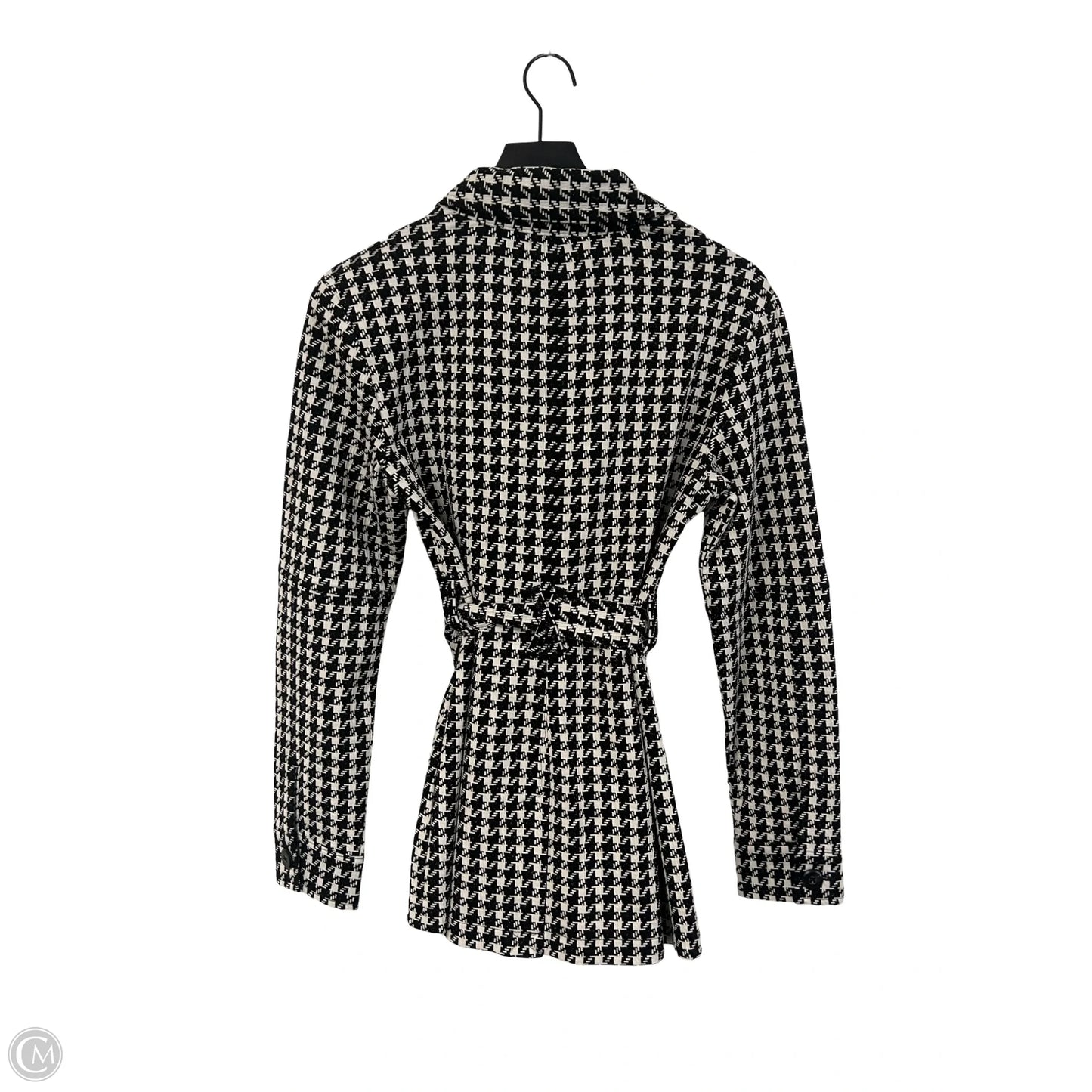 Coat Peacoat By Cabi In Black & White, Size: S