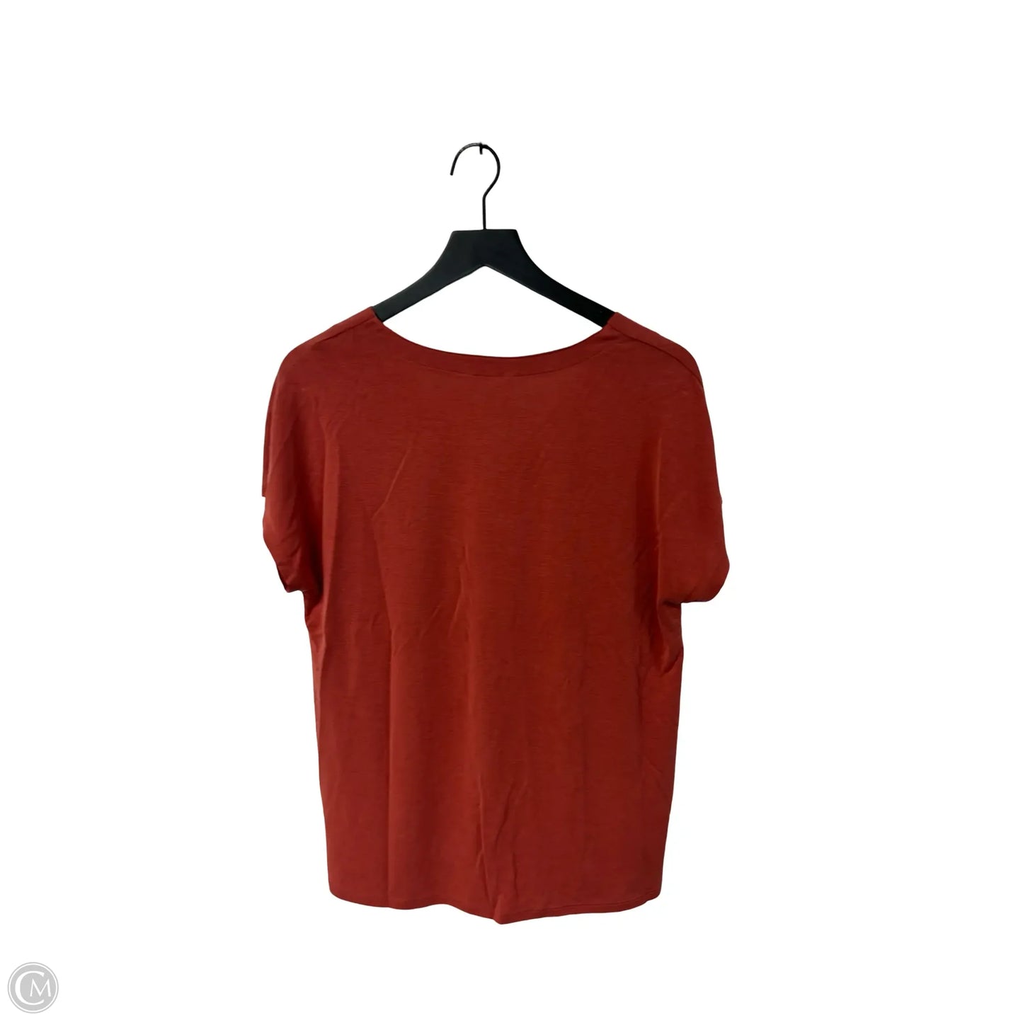 Top Short Sleeve By Time And Tru In Orange, Size: M