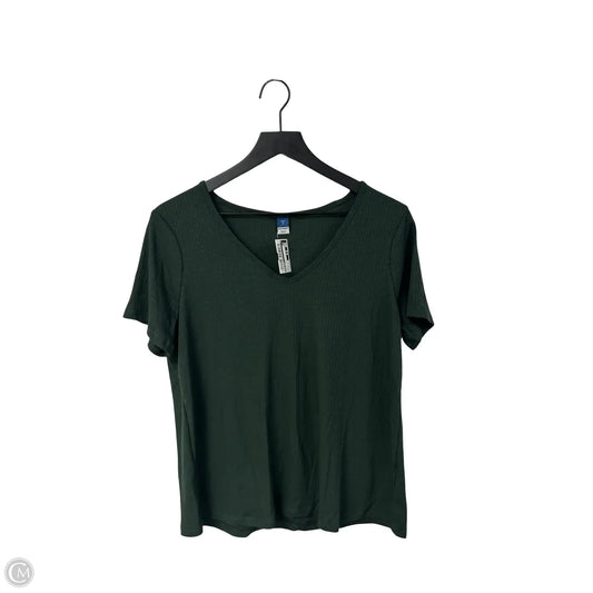 Top Short Sleeve Basic By Old Navy In Green, Size: M