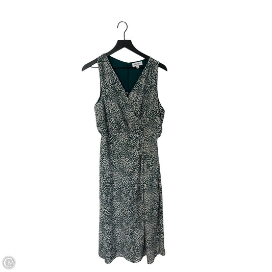 Dress Casual Maxi By Gilli In Green & White, Size: L