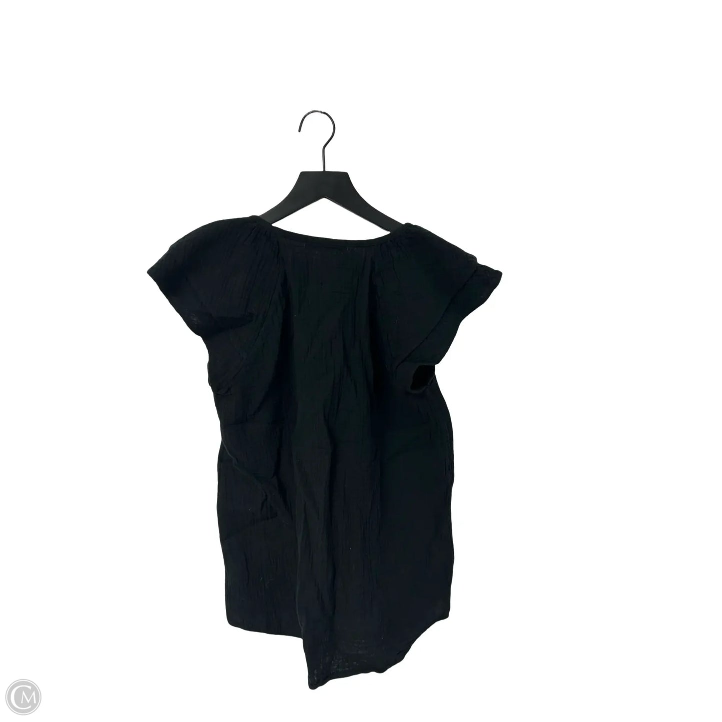 Top Short Sleeve By Gibson In Black, Size: S