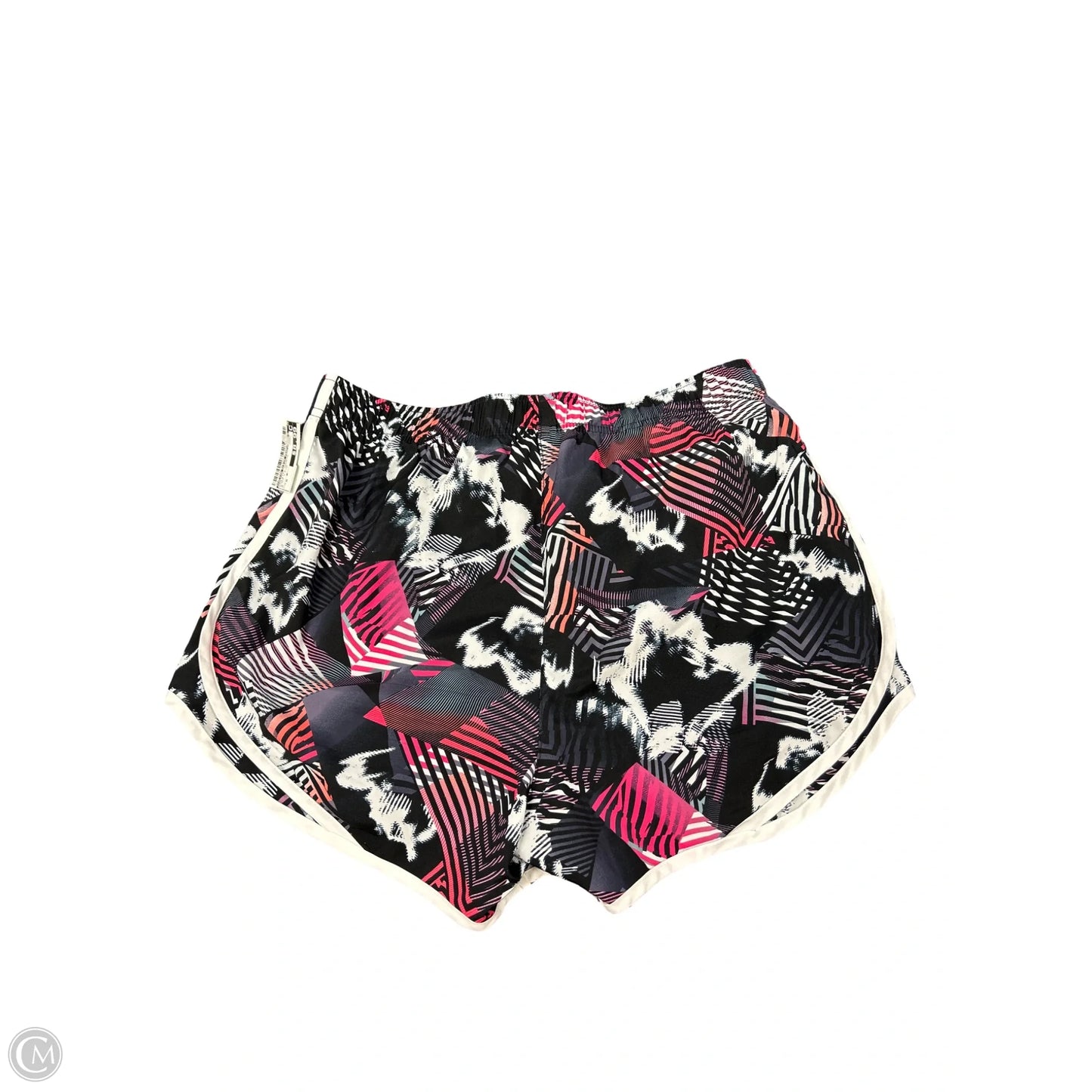 Athletic Shorts By Calvin Klein Performance In Black & Pink, Size: M