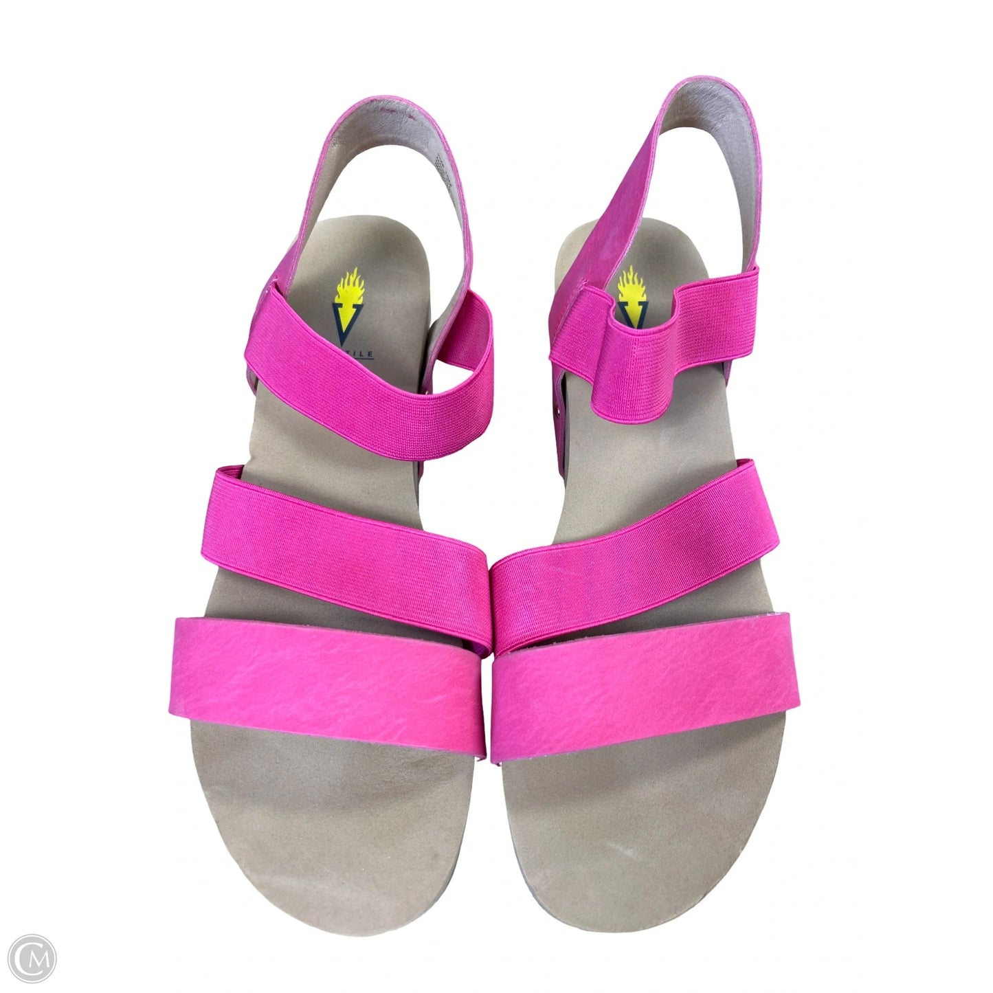 Sandals Flats By Volatile In Pink, Size: 10