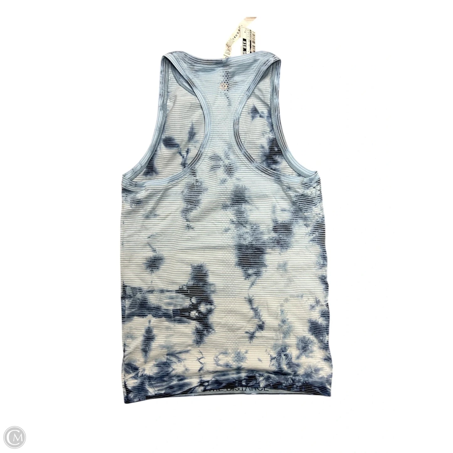 Athletic Tank Top By Lululemon In Blue & White, Size: 6
