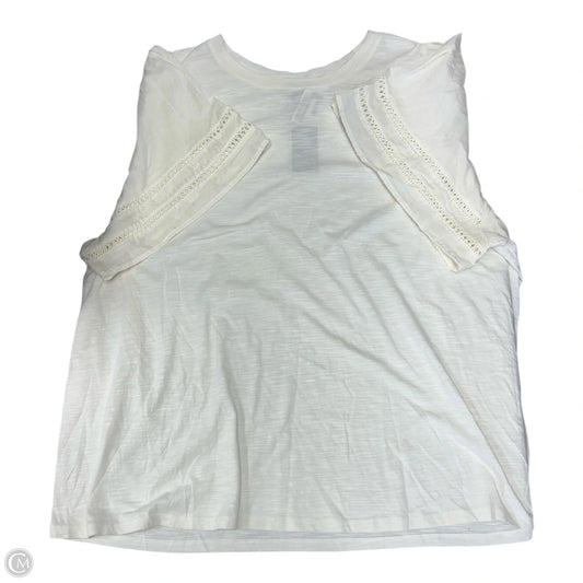 Top Short Sleeve By Torrid In Cream, Size: 4x