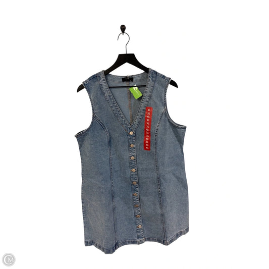 Dress Designer By Frye In Blue Denim, Size: Xl