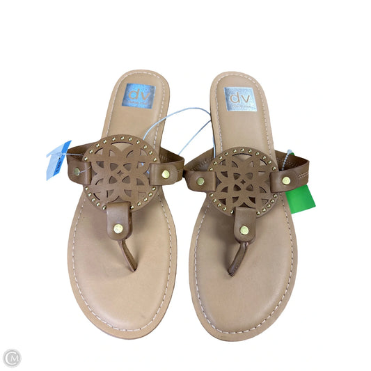 Sandals Flip Flops By Dolce Vita In Tan, Size: 9