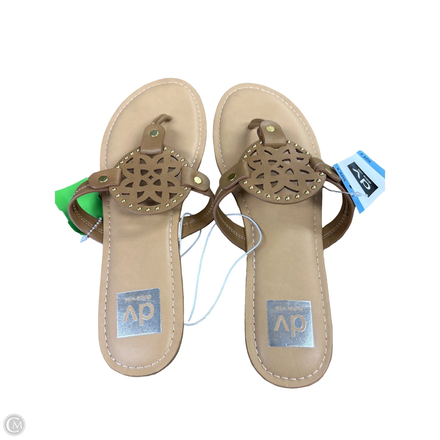 Sandals Flip Flops By Dolce Vita In Tan, Size: 9