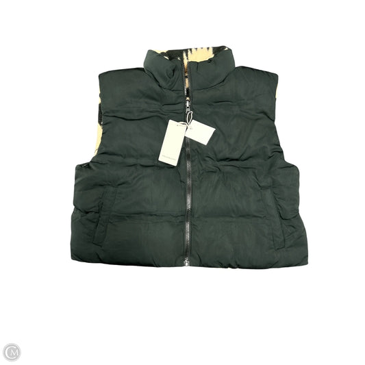 Vest Puffer & Quilted By Thread And Supply In Black, Size: M