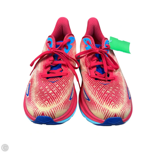 Shoes Athletic By Hoka In Blue & Orange, Size: 9