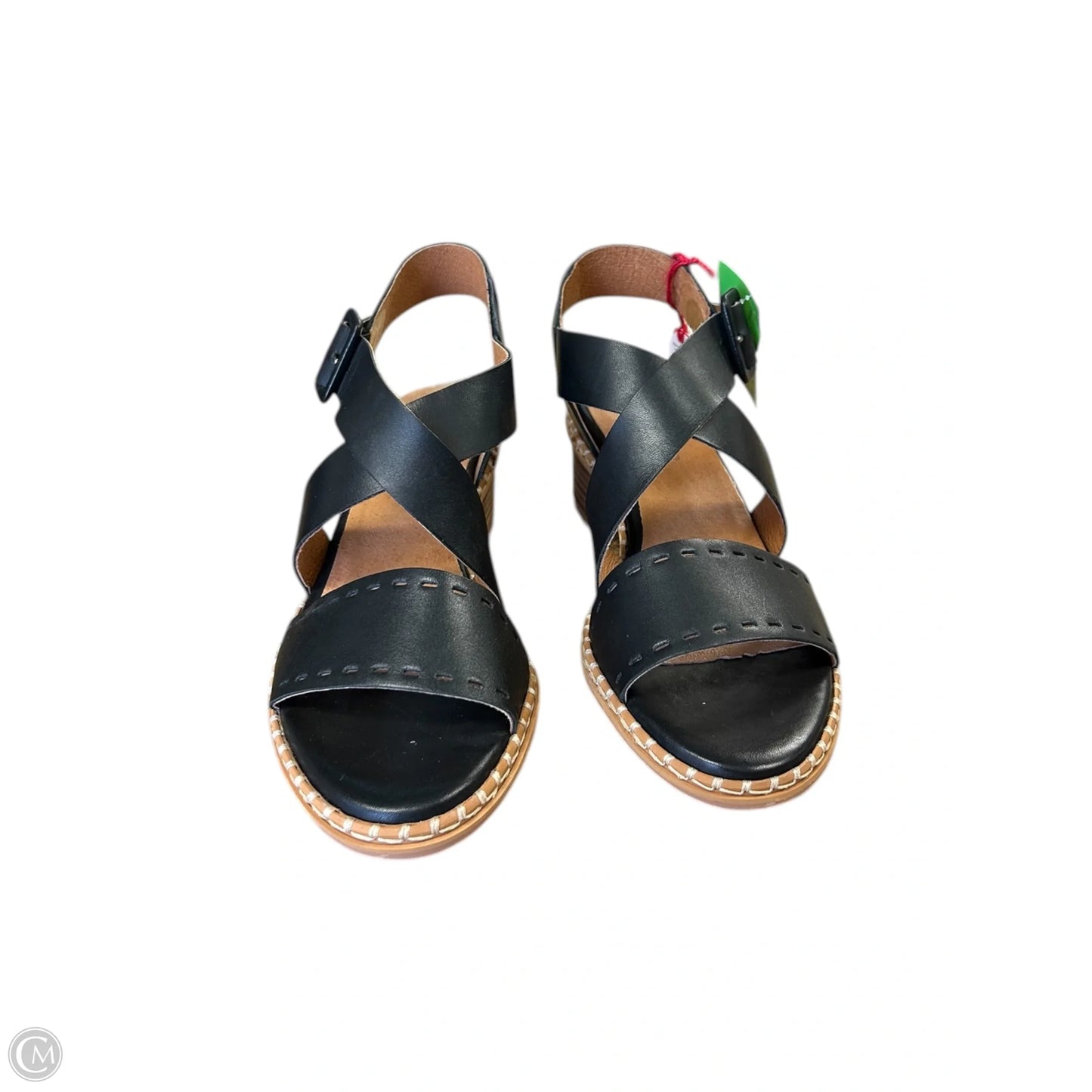 Sandals Heels Block By Pikolinos In Black, Size: 6.5