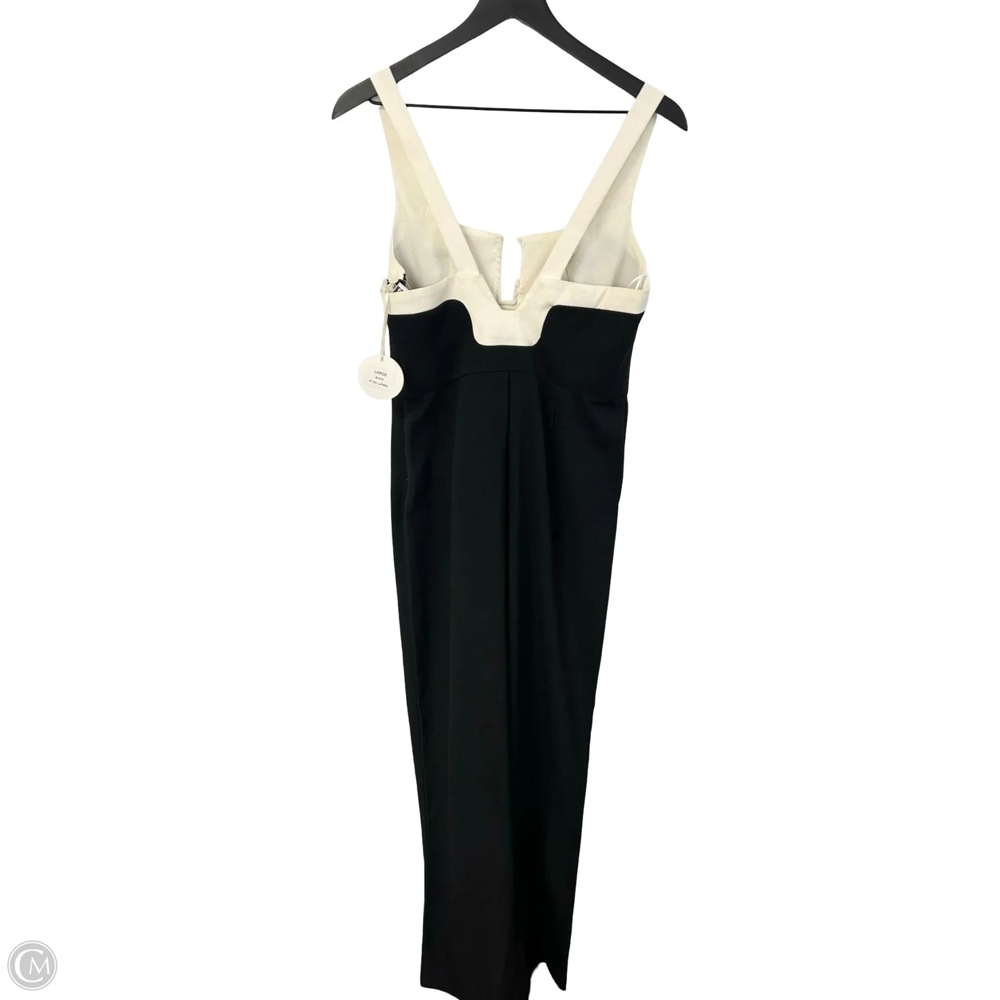 Jumpsuit By Clothes Mentor In Black & White, Size: L