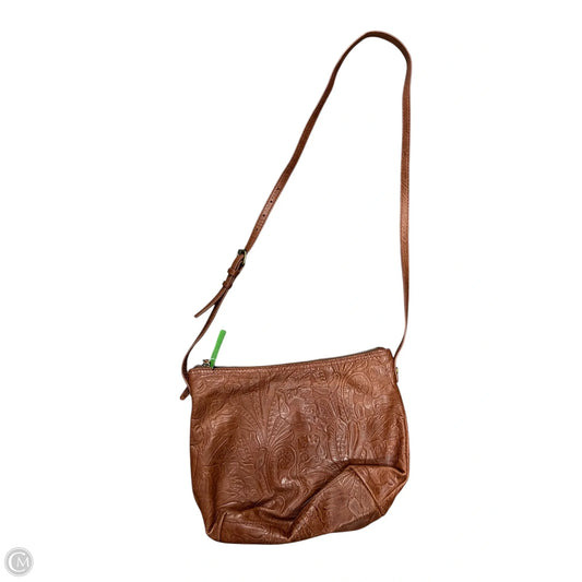 Crossbody Leather By Clothes Mentor, Size: Small
