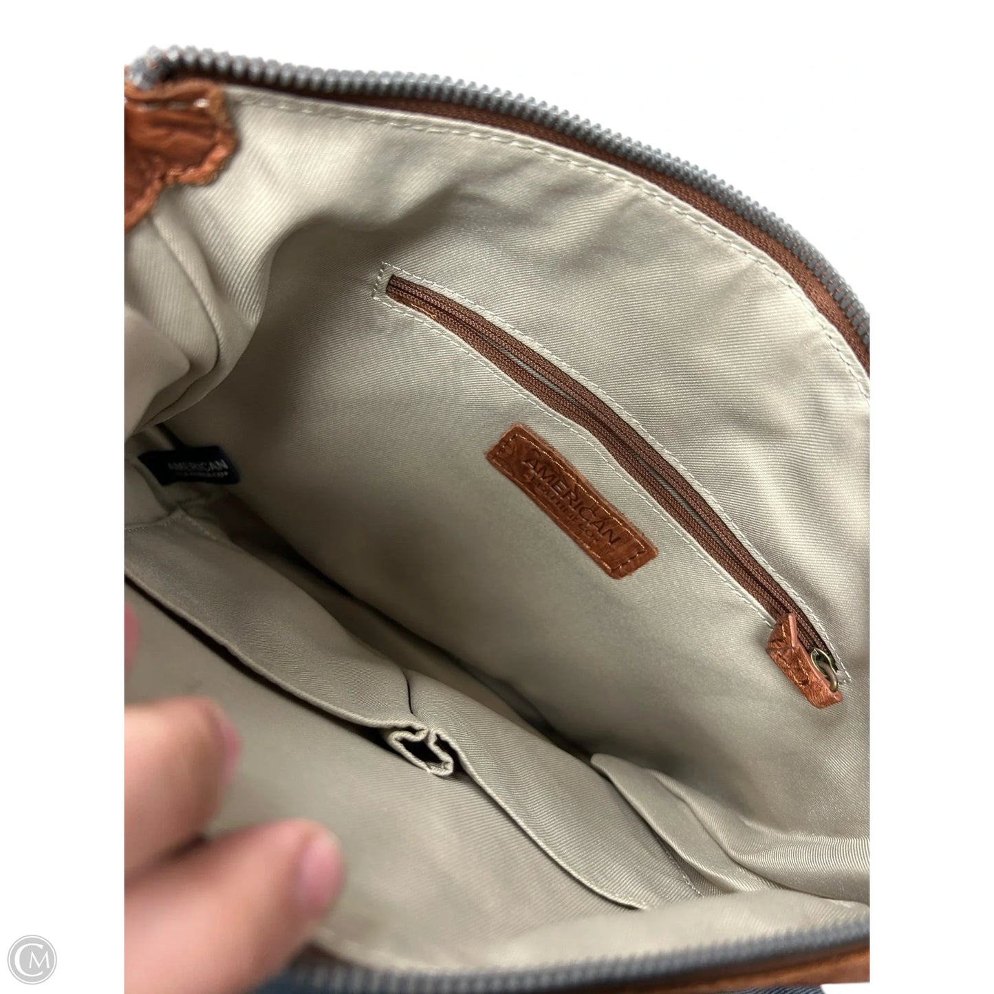 Crossbody Leather By Clothes Mentor, Size: Small