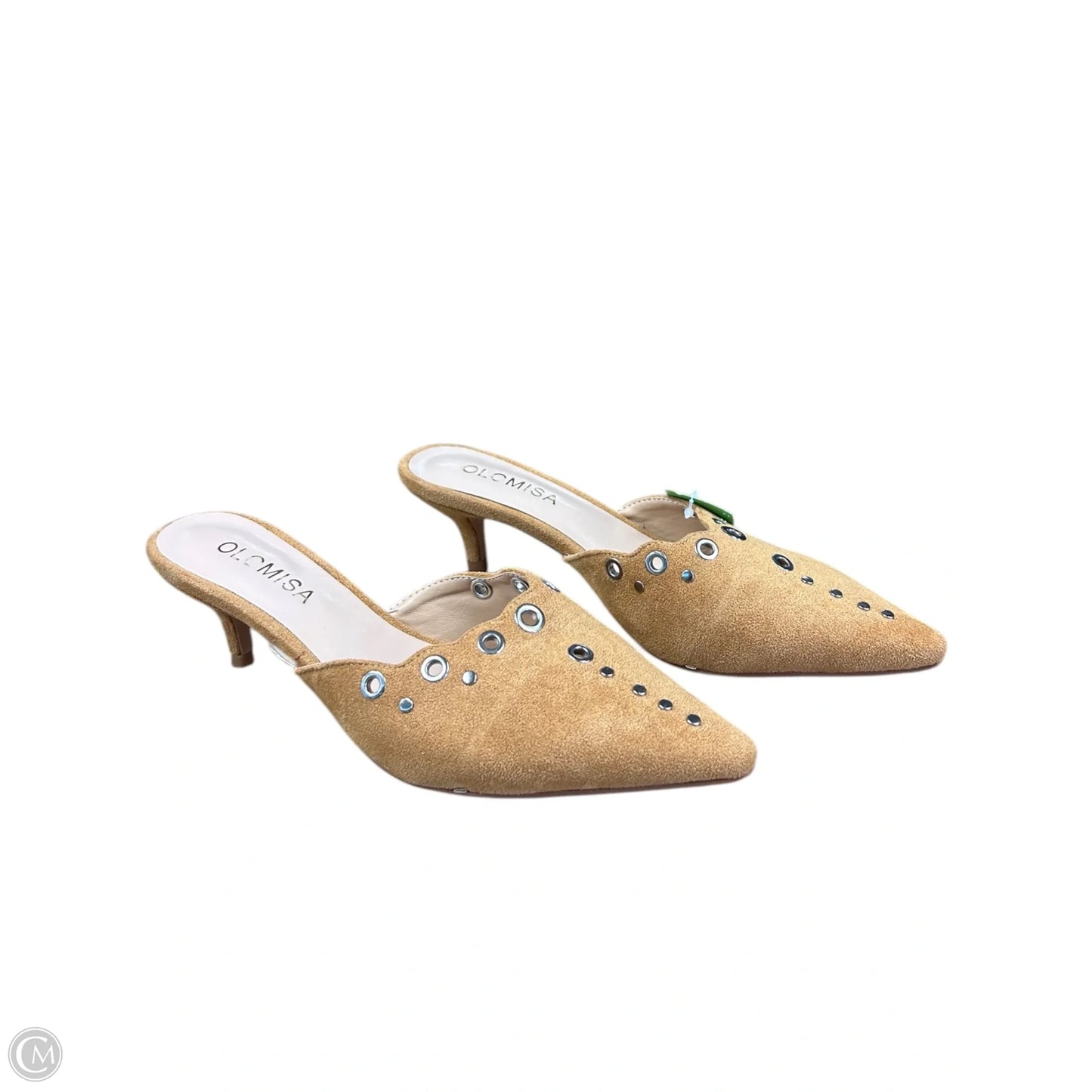 Shoes Heels Kitten By Clothes Mentor In Brown, Size: 7