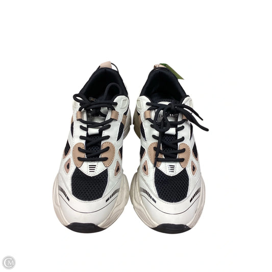 Shoes Sneakers By Steve Madden In Black & Tan, Size: 10