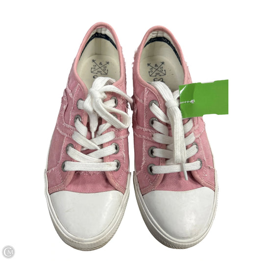 Shoes Sneakers By Cme In Pink & White, Size: 8.5