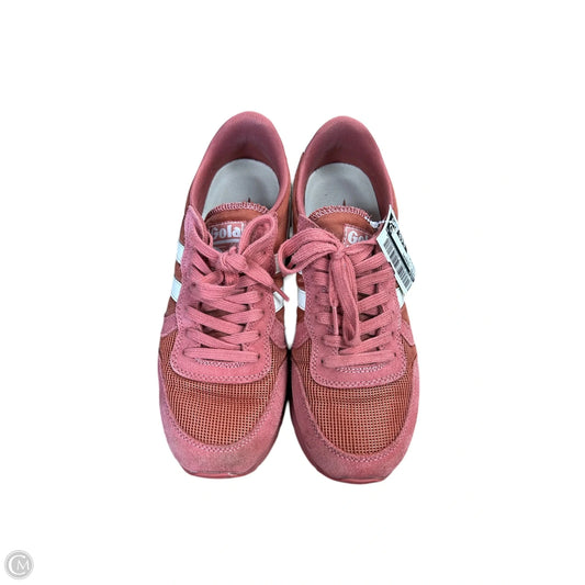 Shoes Sneakers By Gola In Pink & White, Size: 7.5