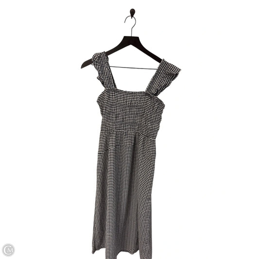 Dress Casual Midi By Old Navy In Blue & White, Size: Sp