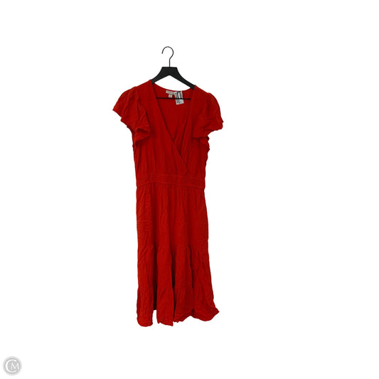 Dress Casual Maxi By Knox Rose In Orange, Size: L