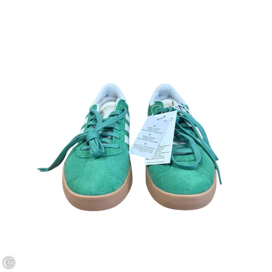 Shoes Sneakers By Adidas In Green & White, Size: 7.5