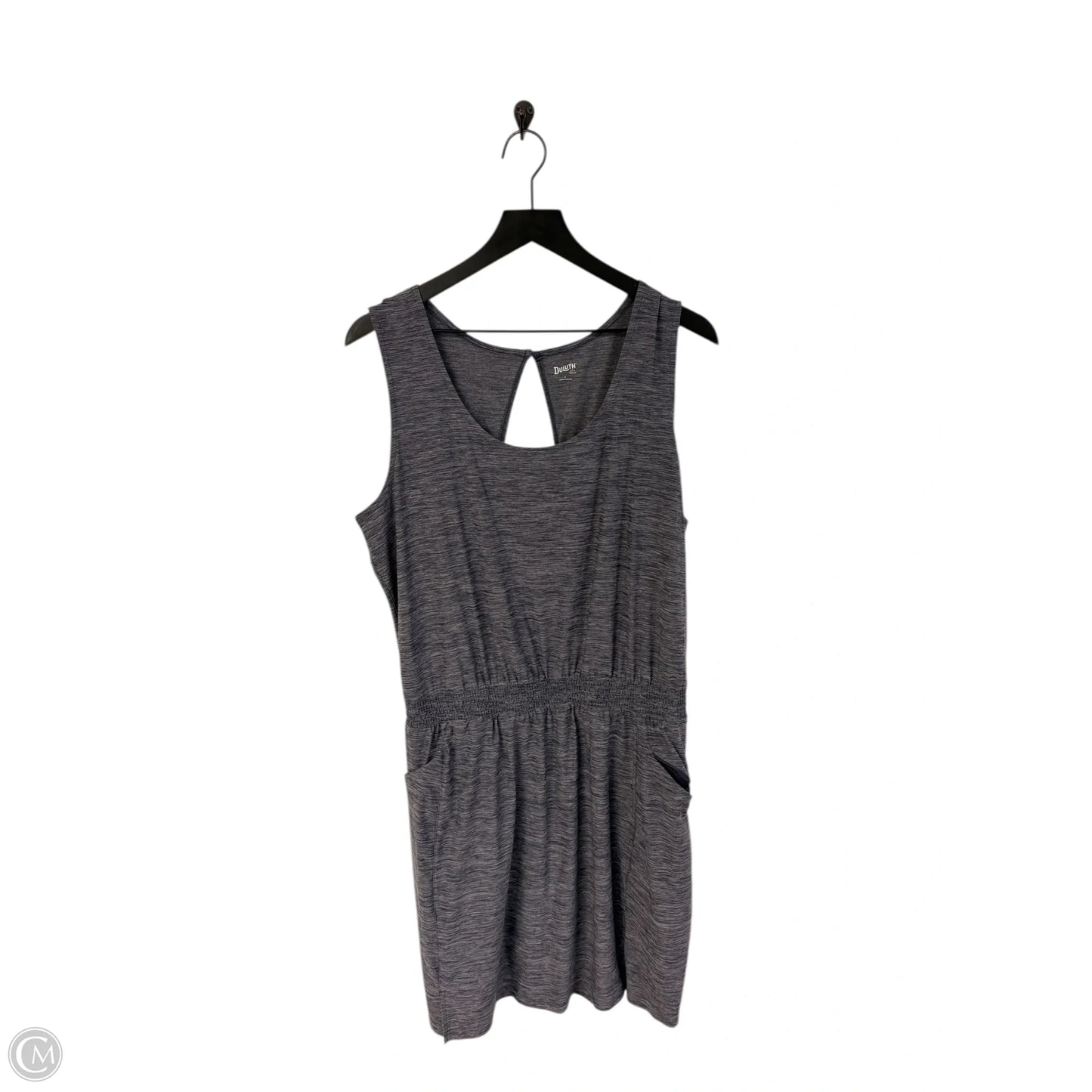 Dress Casual Midi By Duluth Trading In Blue, Size: L