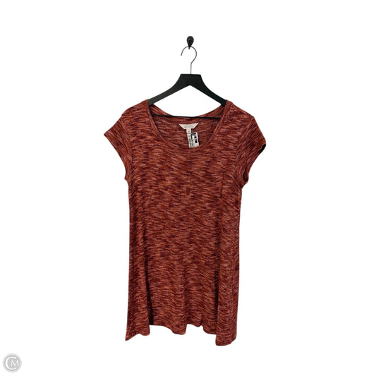 Dress Casual Short By Market & Spruce In Orange & Red, Size: L