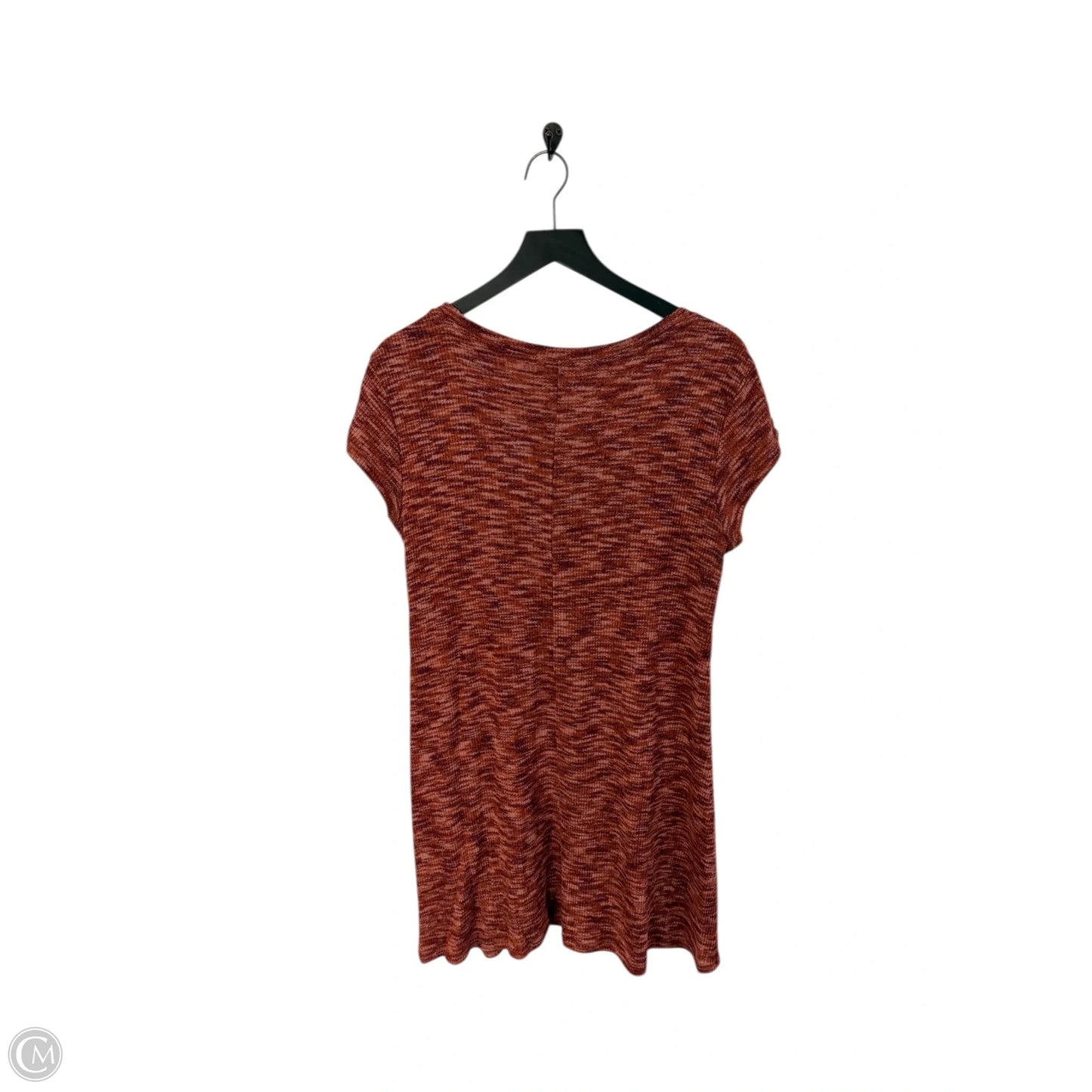 Dress Casual Short By Market & Spruce In Orange & Red, Size: L