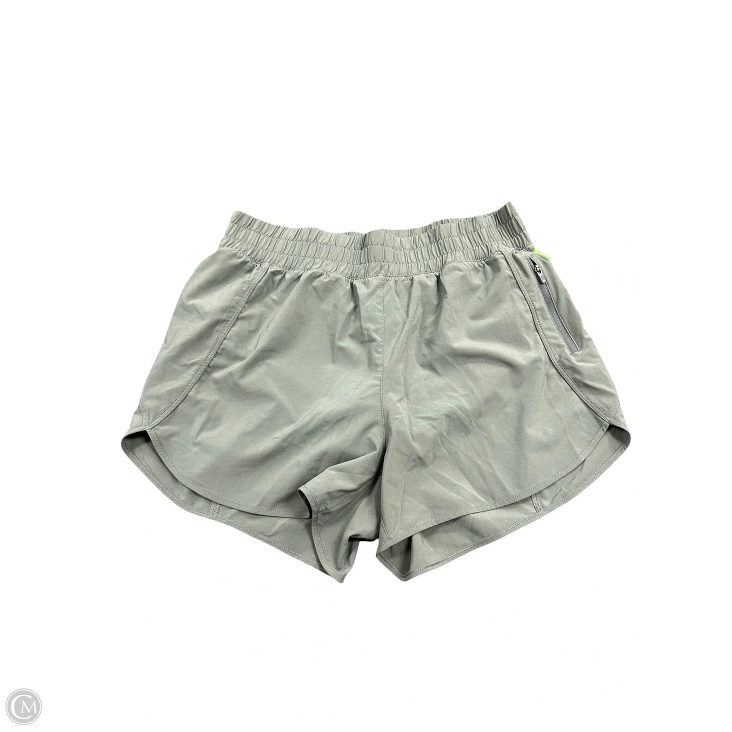 Athletic Shorts By Crz Yoga In Green, Size: M