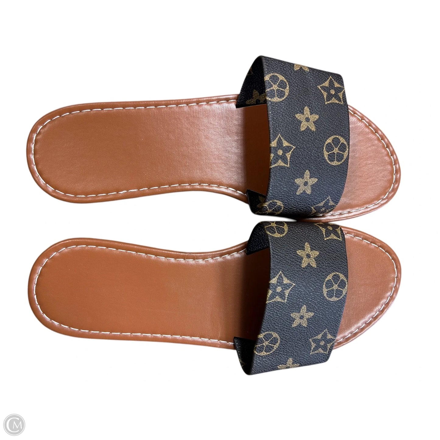 Sandals Flats By Cmf In Brown, Size: 10.5