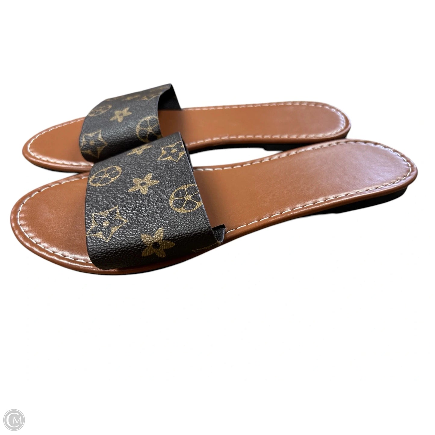 Sandals Flats By Cmf In Brown, Size: 10.5