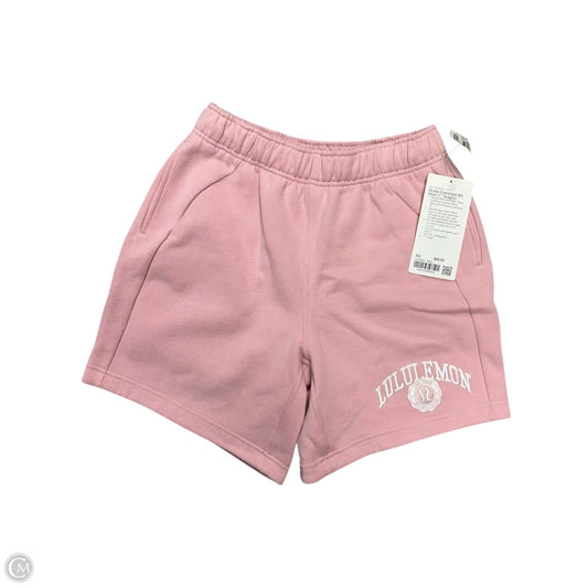 Athletic Shorts By Lululemon In Yellow, Size: Xs