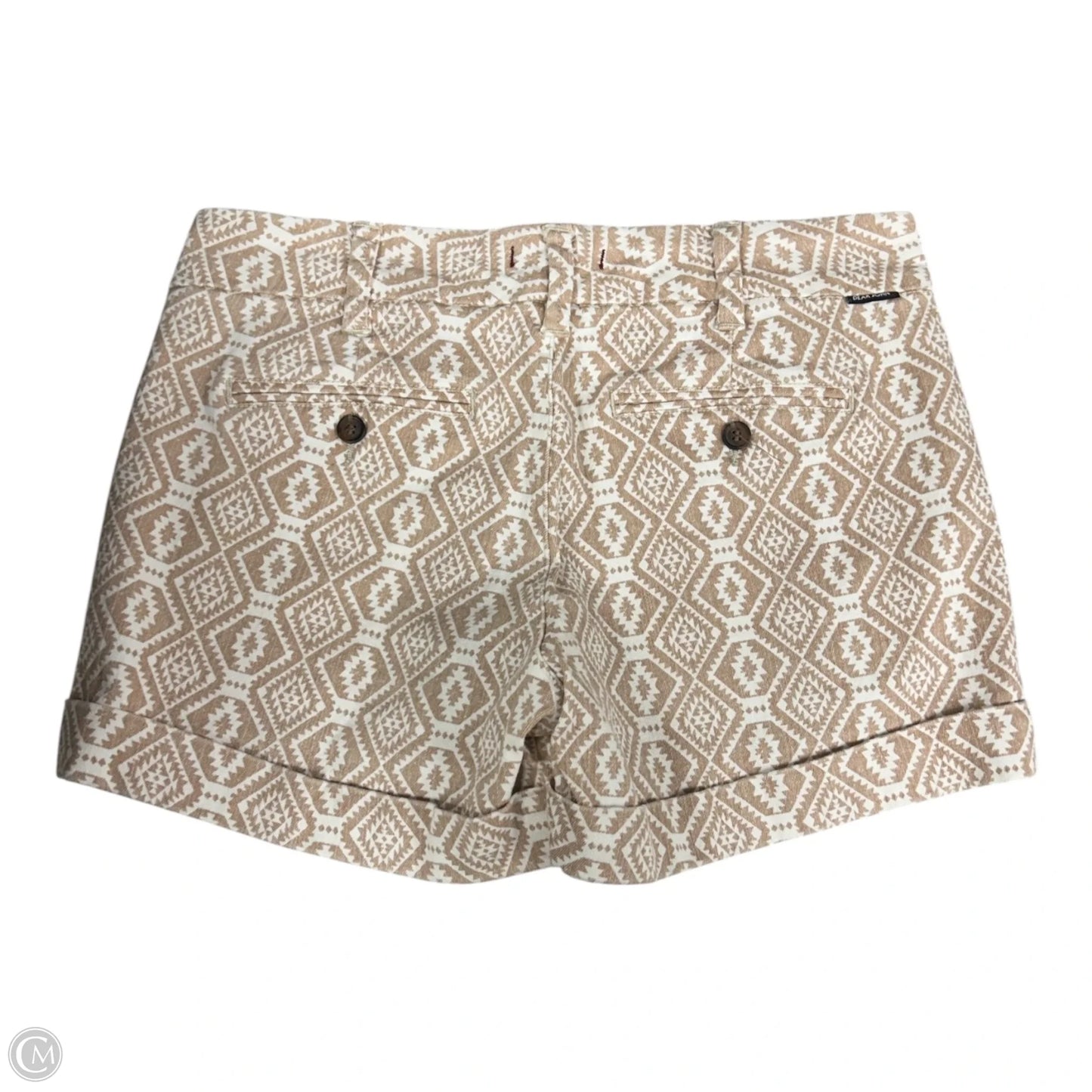 Shorts By Dear John In Tan & White, Size: 6