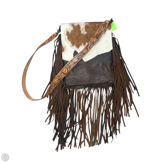 Crossbody Leather By Cmb, Size: Large