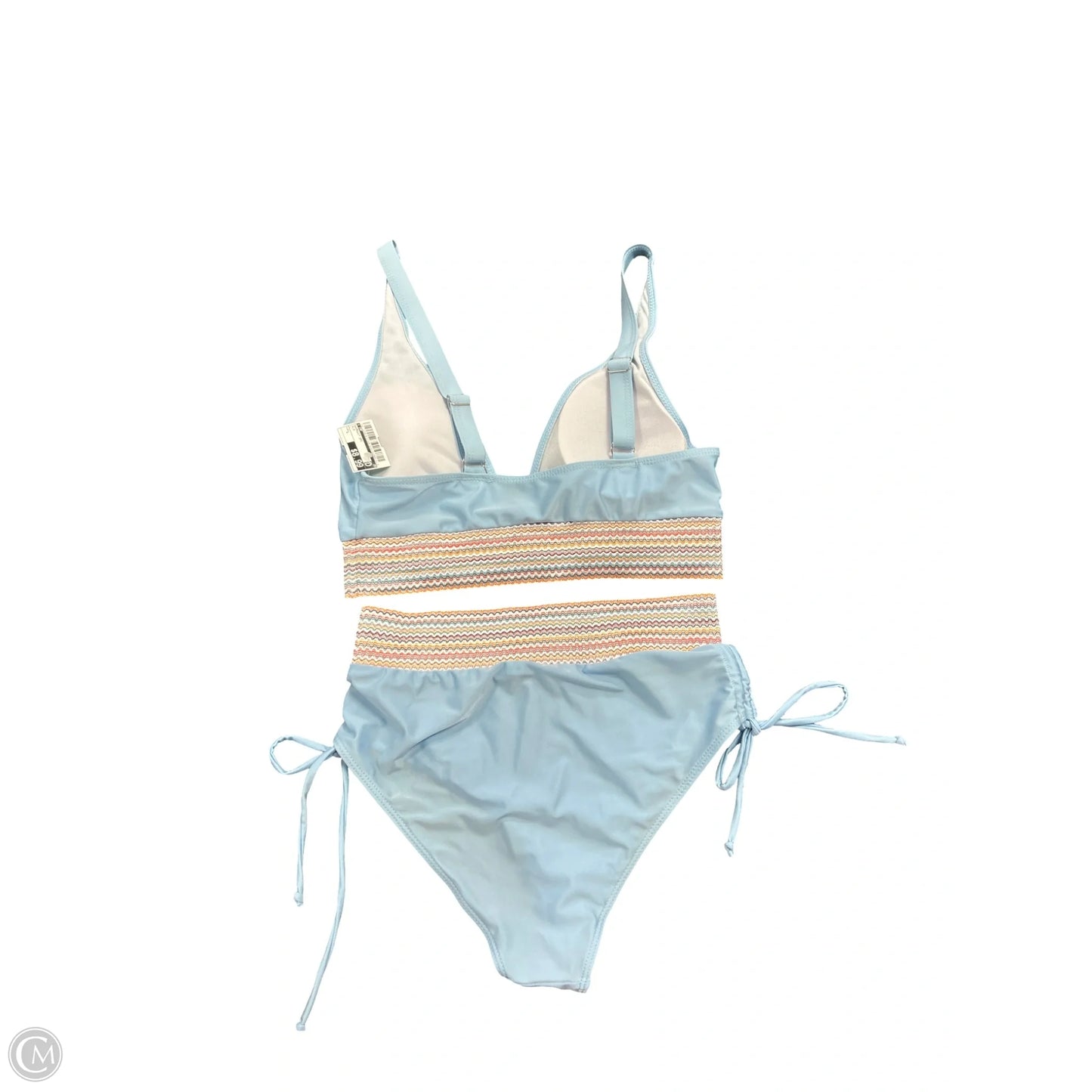 Swimsuit 2pc By Cmf In Blue, Size: L