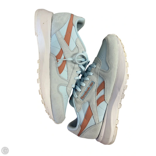 Shoes Sneakers By Reebok In Blue & Orange, Size: 8