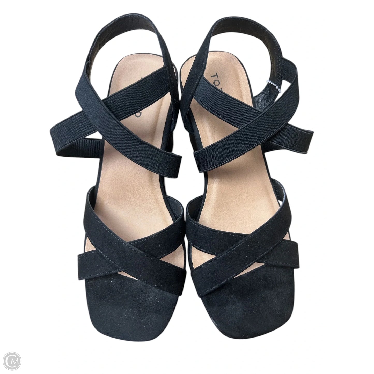 Sandals Heels Wedge By Torrid In Black, Size: 10