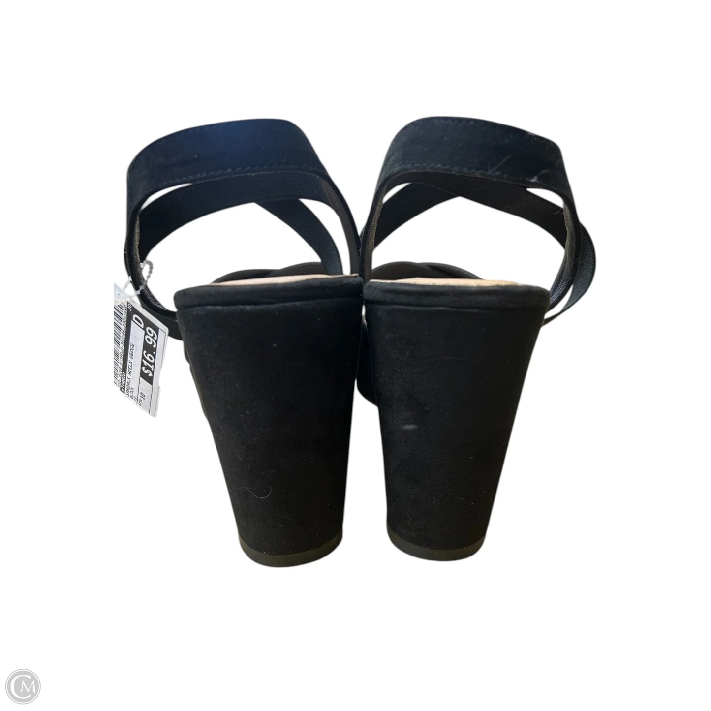 Sandals Heels Wedge By Torrid In Black, Size: 10