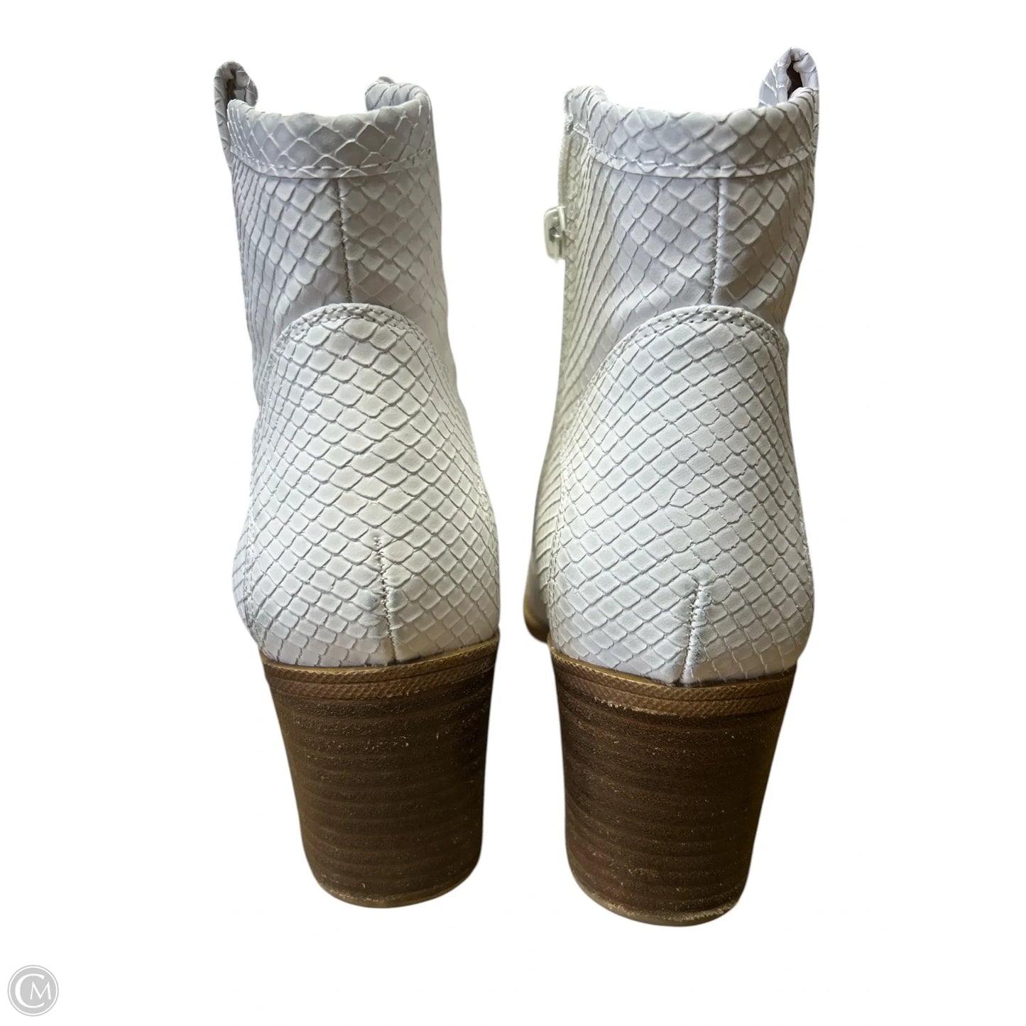 Boots Ankle Heels By Dirty Laundry In White, Size: 9