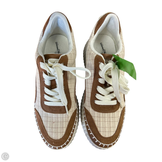 Shoes Sneakers Platform By Universal Thread In Brown & Cream, Size: 8.5
