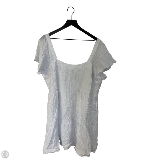 Dress Casual Short By Tribal In White, Size: Xl