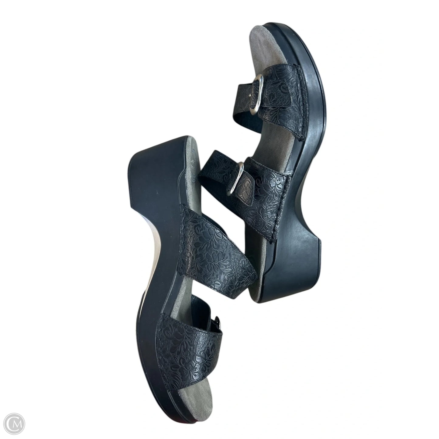 Sandals Heels Block By Dansko In Black, Size: 12